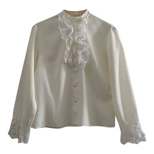 70's ecru blouse