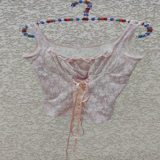 Corset rose 90's