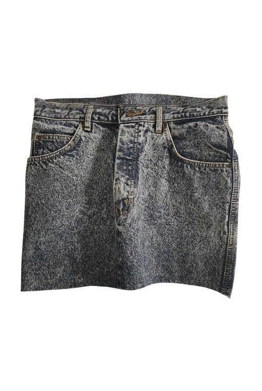 Denim mini skirt