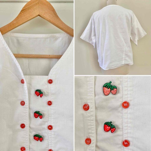 Blouse brodée