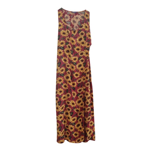 Robe portefeuille à fleurs
