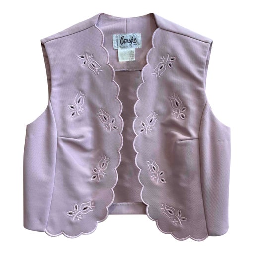 Lilac embroidered waistcoat