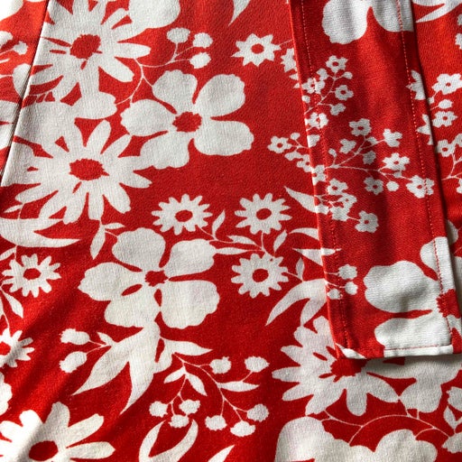 Robe dos nu à fleurs