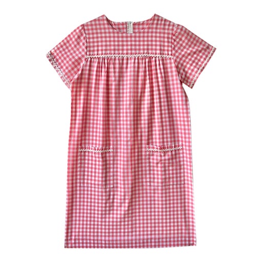 Robe midi vichy