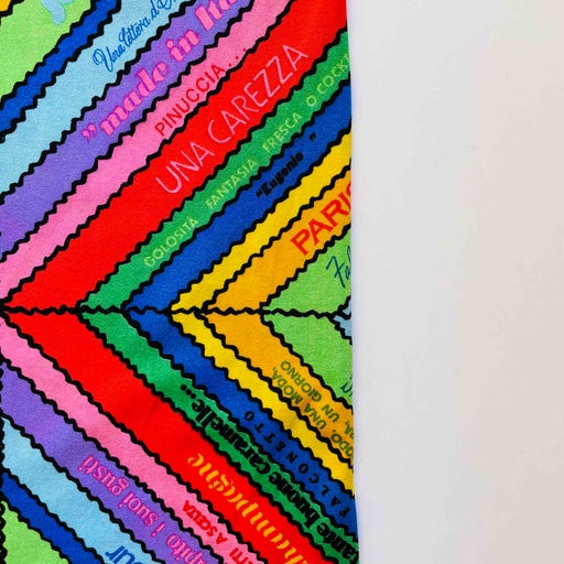 Robe géométrique multicolore