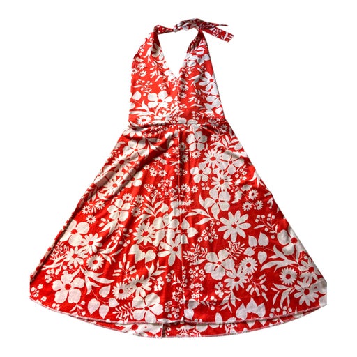 Robe dos nu à fleurs