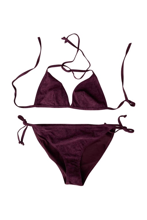 Burgundy swimsuit