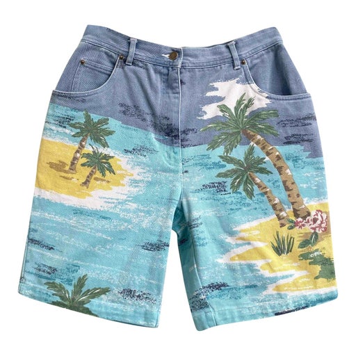 Bermuda imprimé 80's