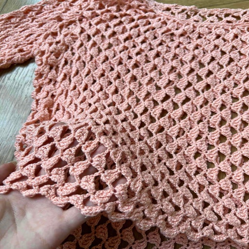 Crop top en crochet