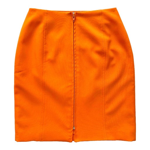 90's orange skirt