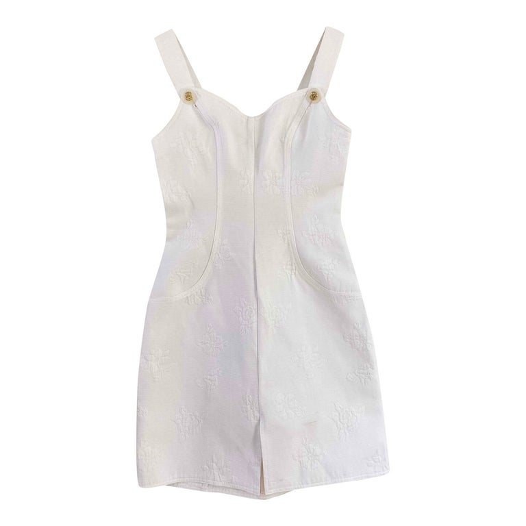 Robe mini en jacquard