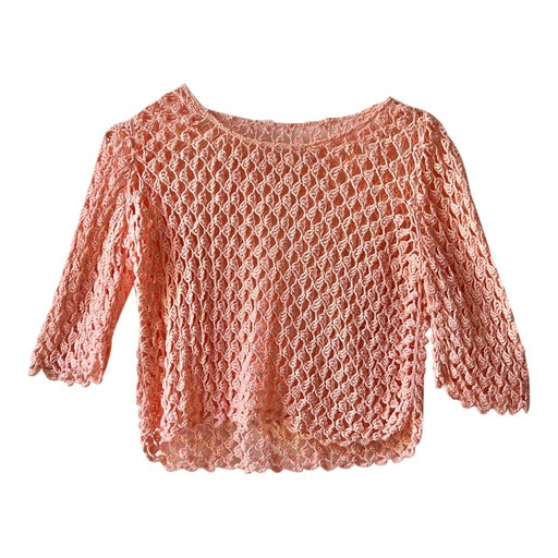 Crop top en crochet