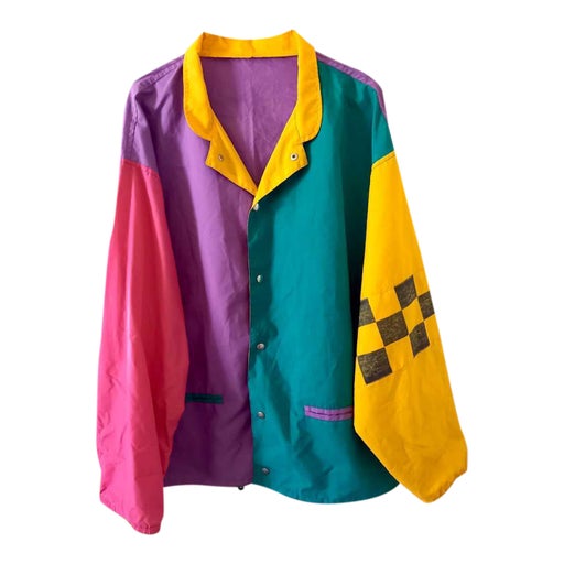 90&#39;s multicolored jacket