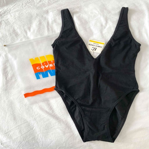 Maillot de bain noir 80's