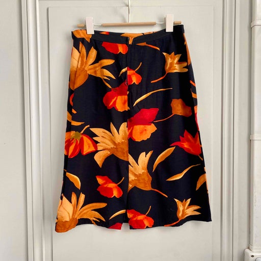 Jupe longue à fleurs