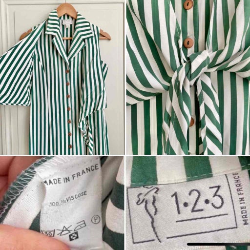 Robe à rayures