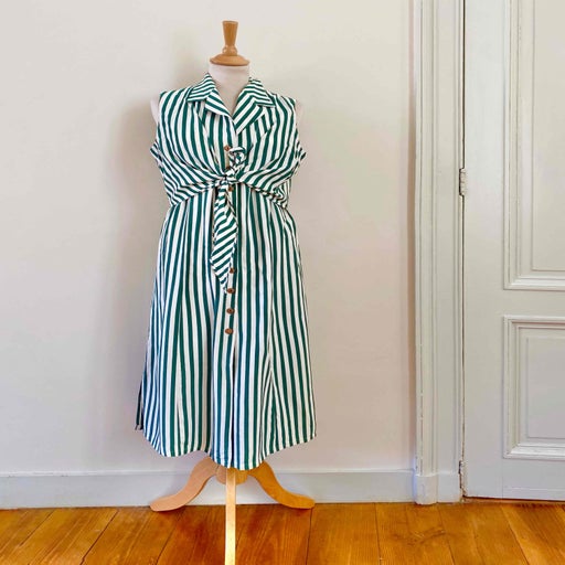 Robe à rayures