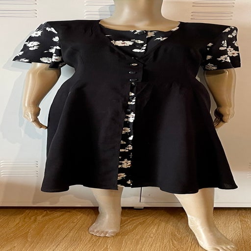 Robe à fleurs 80's