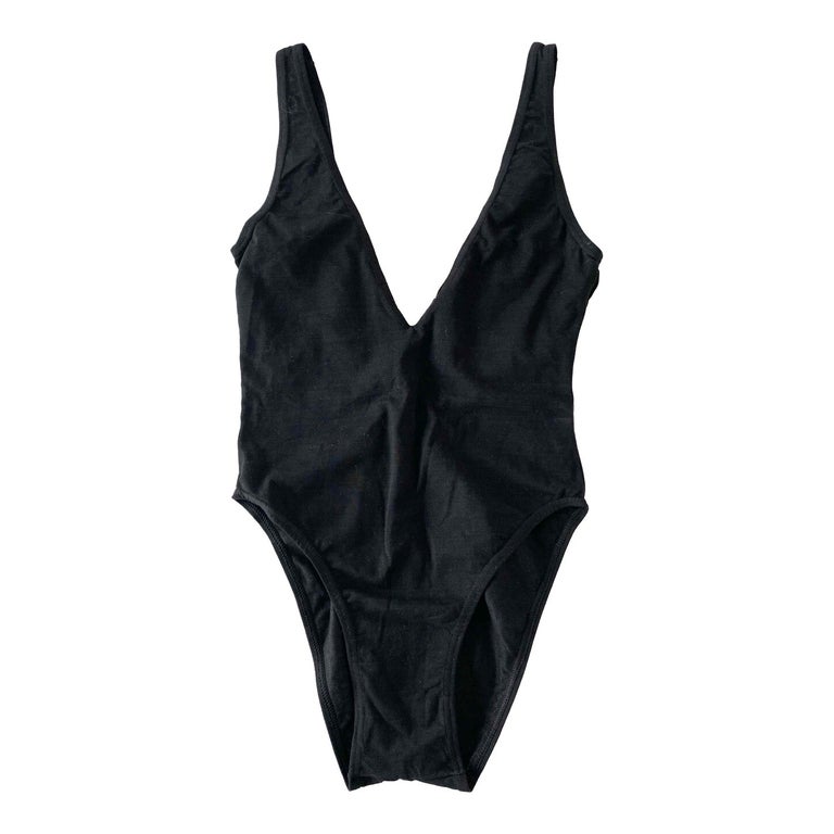 Maillot de bain noir 80's
