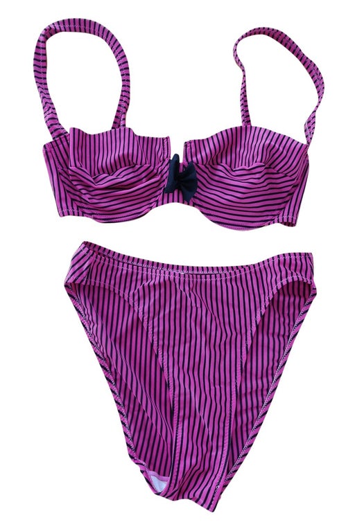 Striped swimsuit