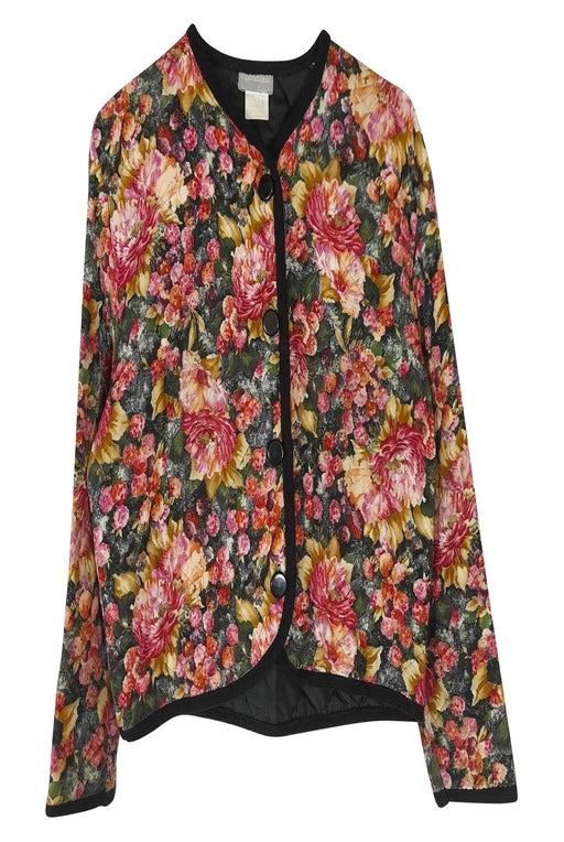 Floral quilted jacket