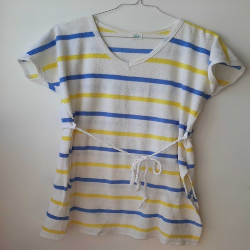 Robe en éponge 80's