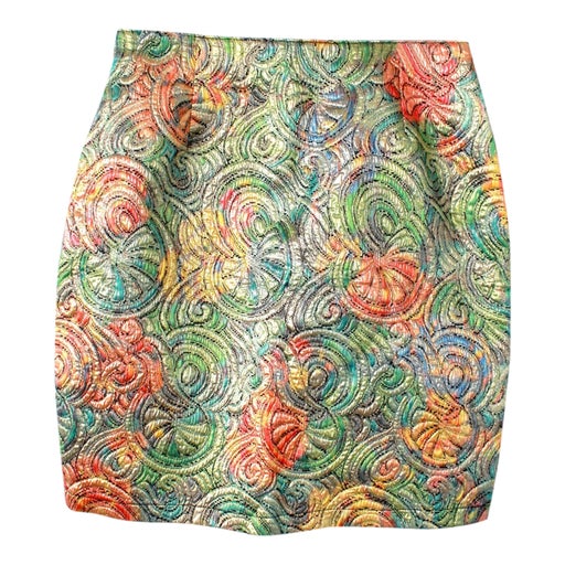 Multicolored short skirt