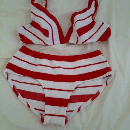 Terry bathing suit