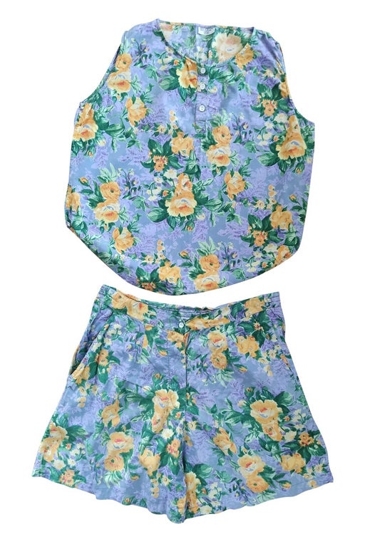 Floral shorts set