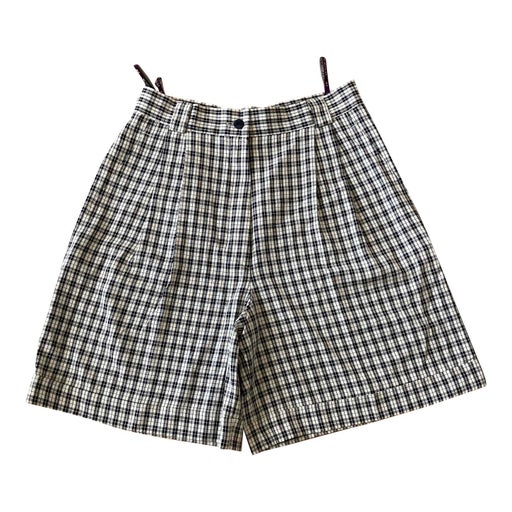 Short à carreaux