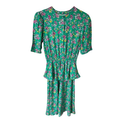 80's floral dress