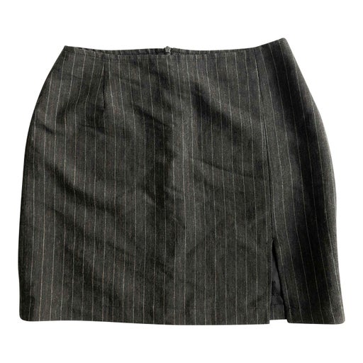 Striped mini skirt