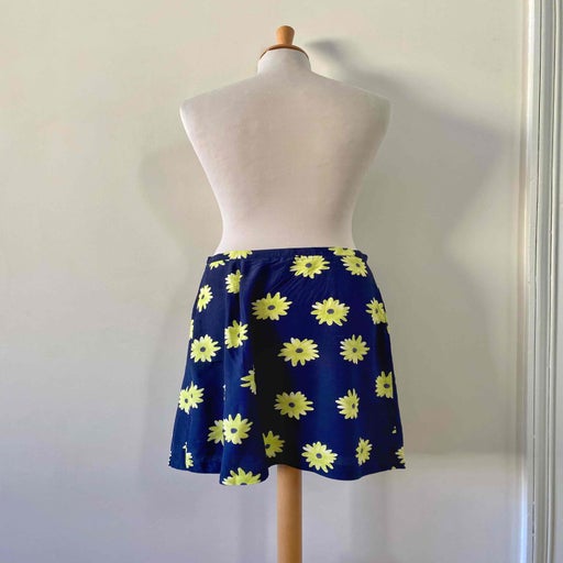Jupe portefeuille à fleurs