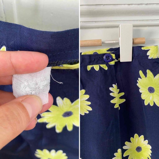 Jupe portefeuille à fleurs