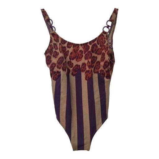 Striped swimsuit