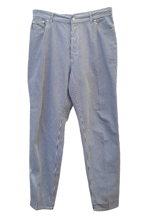 80's gingham trousers