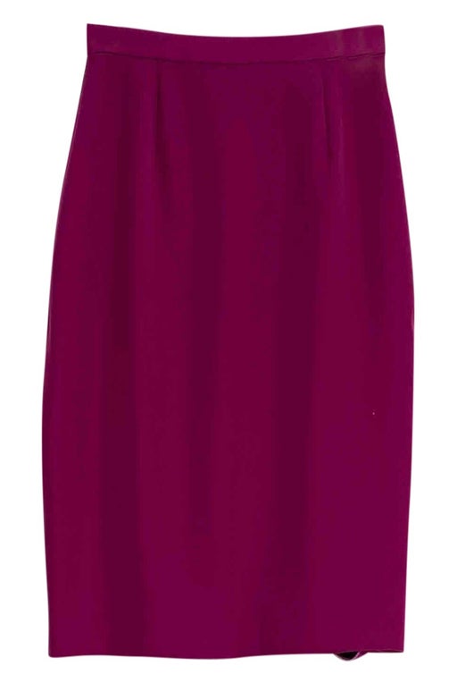 Fuchsia pencil skirt