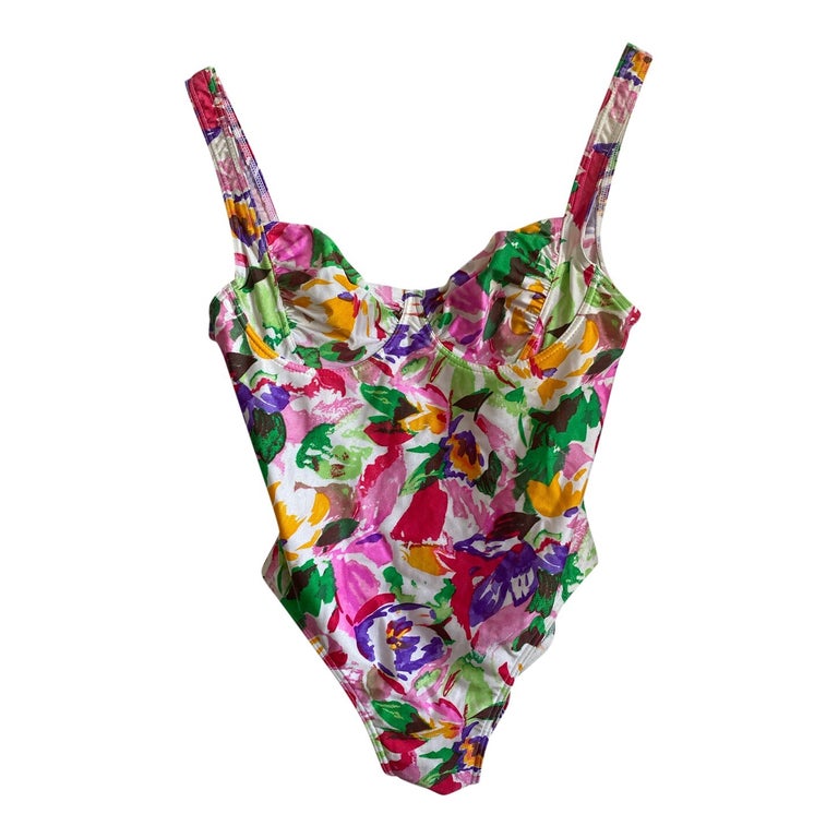 Maillot de bain à fleurs