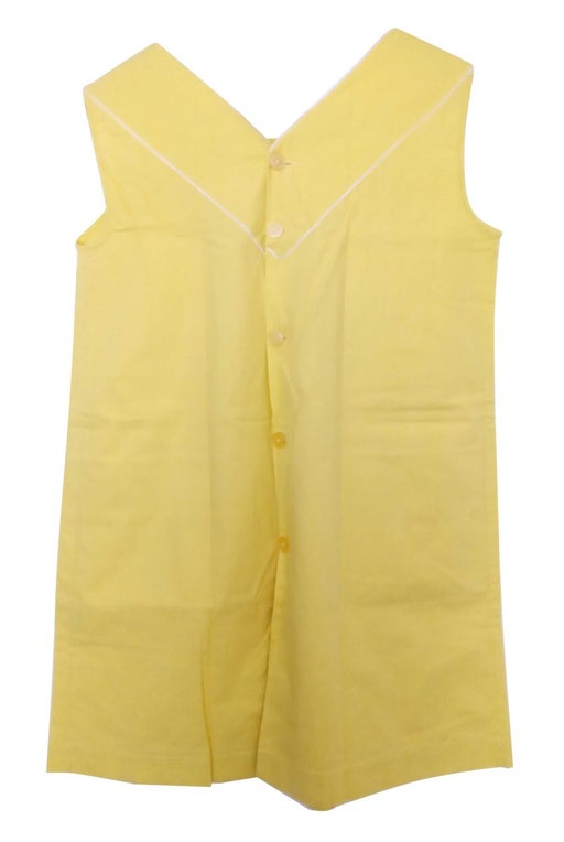 Yellow apron dress