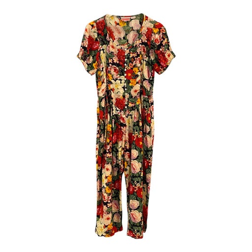 Combi-pantalon à fleurs