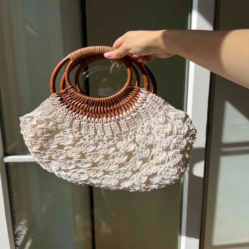 Sac à main en crochet 70's