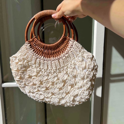 70&#39;s crochet handbag