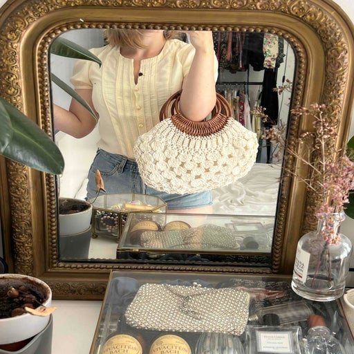 Sac à main en crochet 70's