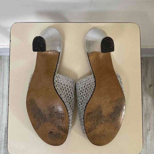 Mules en cuir 70’s