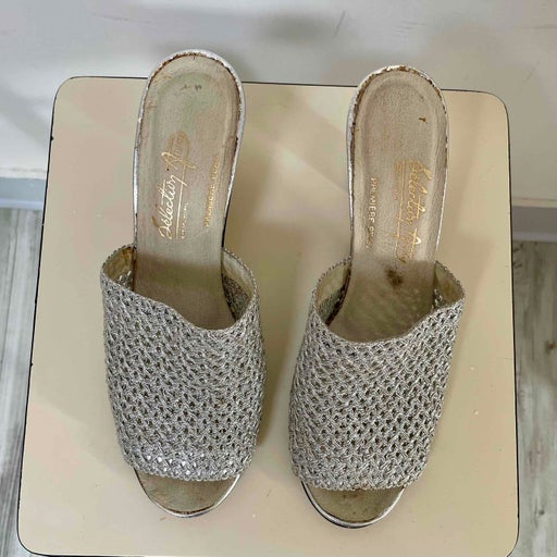 Mules en cuir 70’s