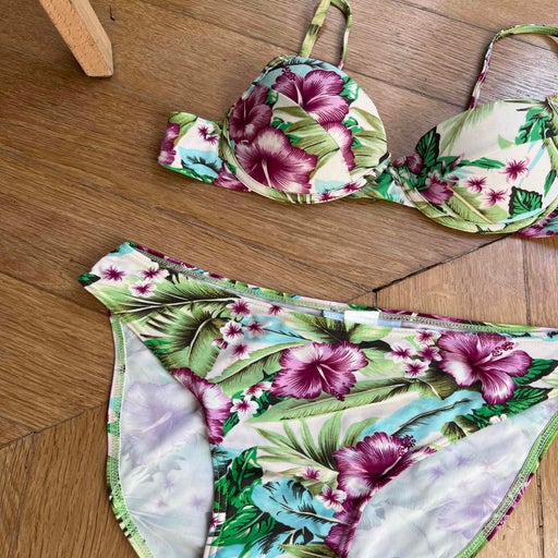 Maillot de bain à fleurs