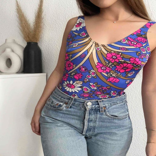 Maillot de bain à fleurs