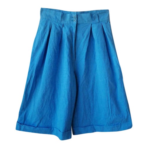 90's blue bermuda shorts