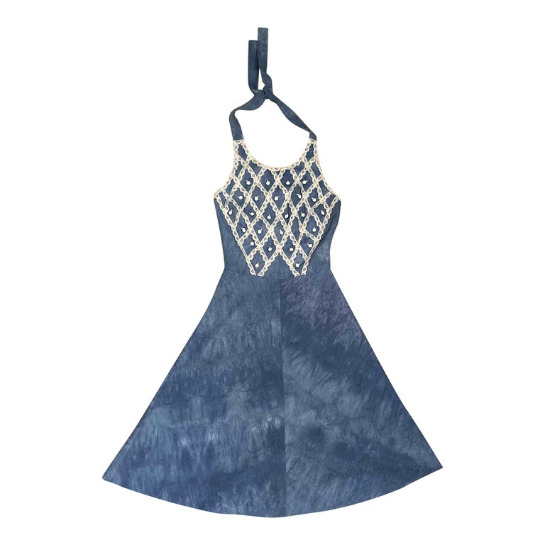 Robe dos nu 70's