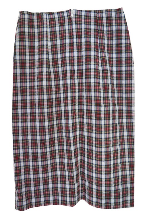 90's plaid mini skirt